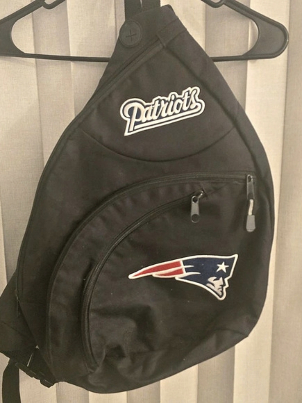 NFL New England Patriots Backpack Black & Red